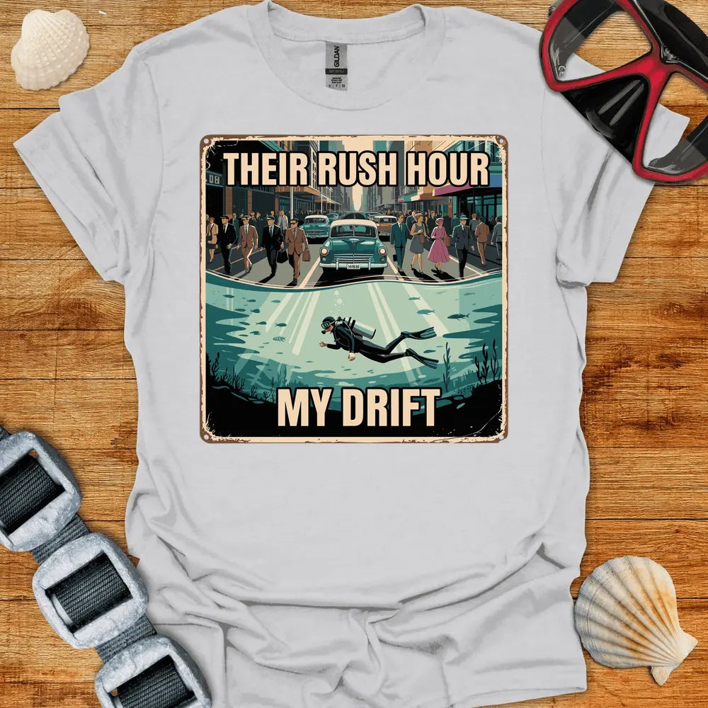 T-Shirt Ice Grey / S Rush Hour
