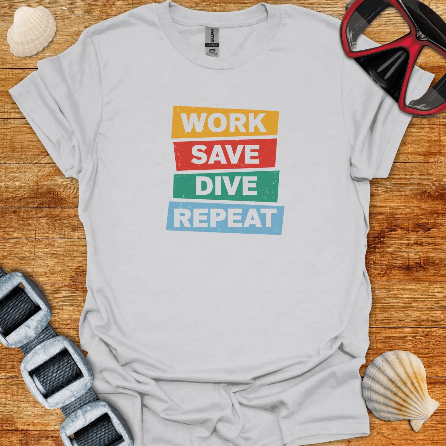 T-Shirt Ice Grey / S Save Dive T-Shirt
