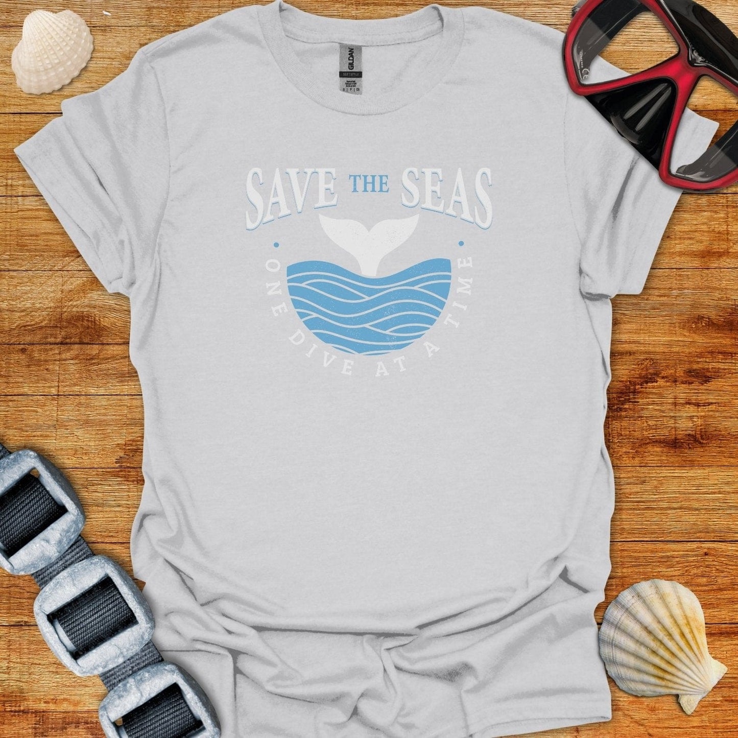 T-Shirt Ice Grey / S Save The Seas T-Shirt