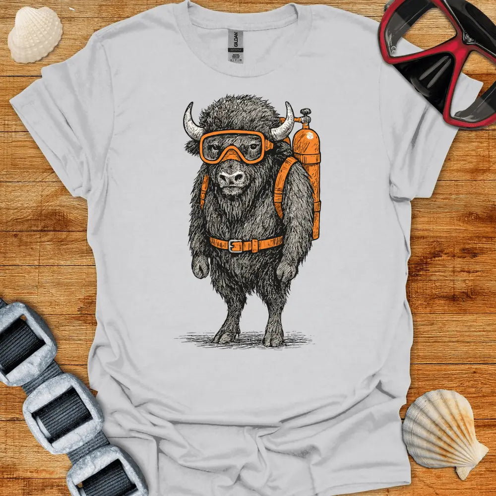 T-Shirt Ice Grey / S Scuba Byson T-Shirt