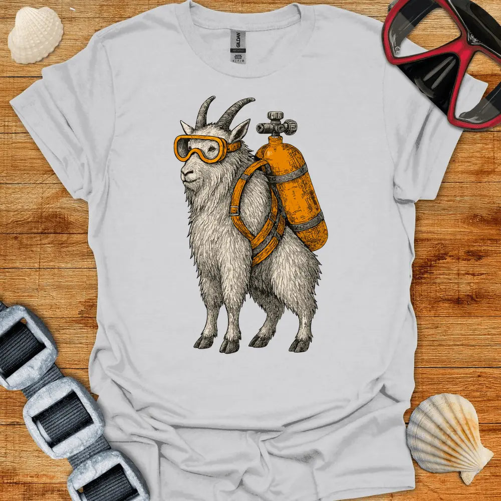 T-Shirt Ice Grey / S Scuba Goat T-Shirt