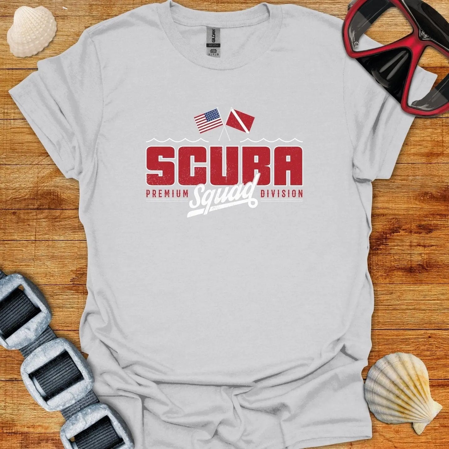 T-Shirt Ice Grey / S Scuba Squad T-Shirt