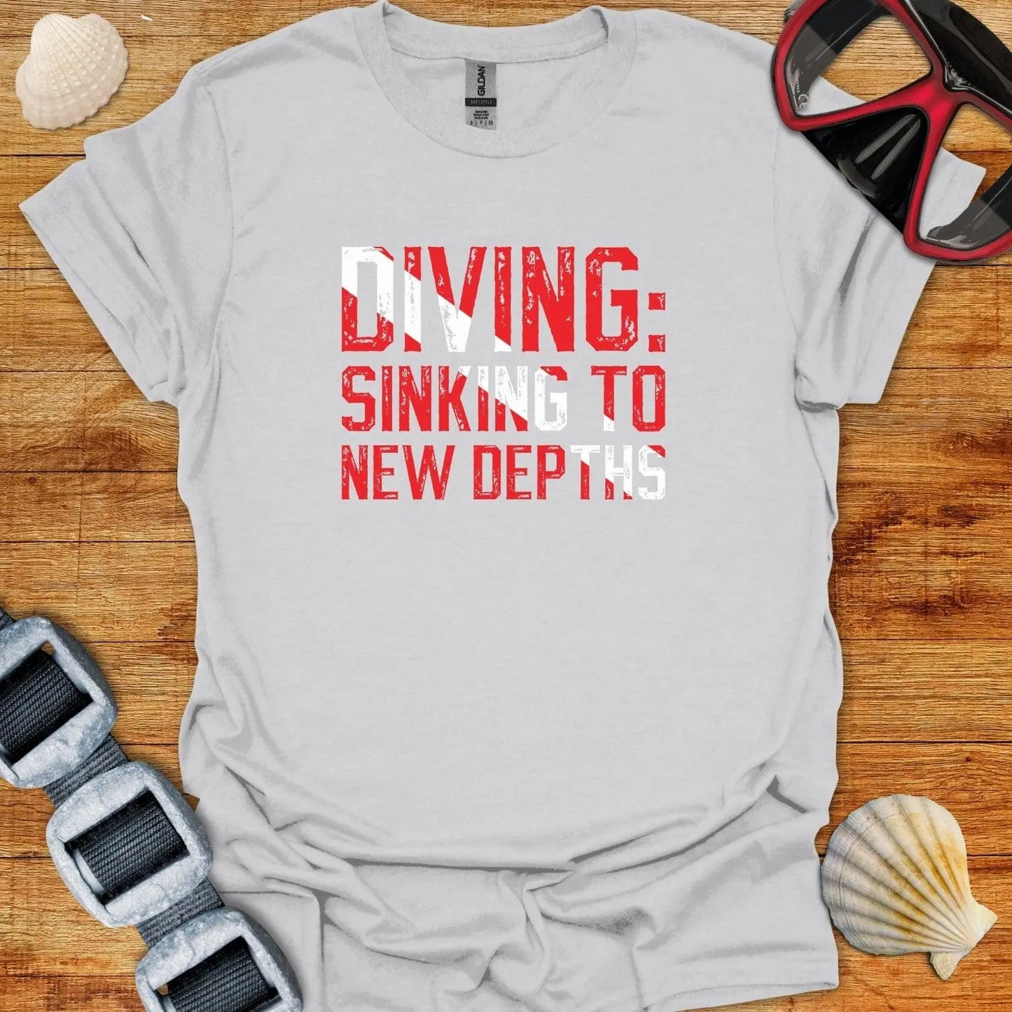 T-Shirt Ice Grey / S Sinking to New Depths