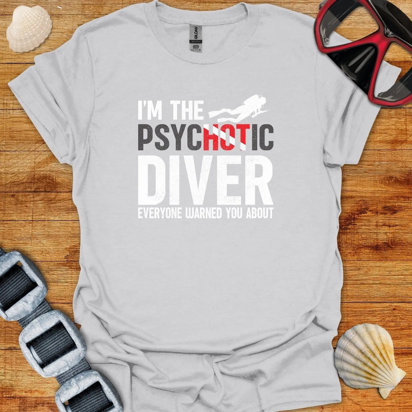 T-Shirt Ice Grey / S The HOT Diver