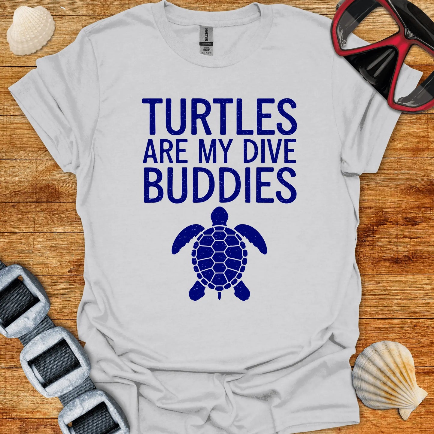 T-Shirt Ice Grey / S Turtle Buddies T-Shirt