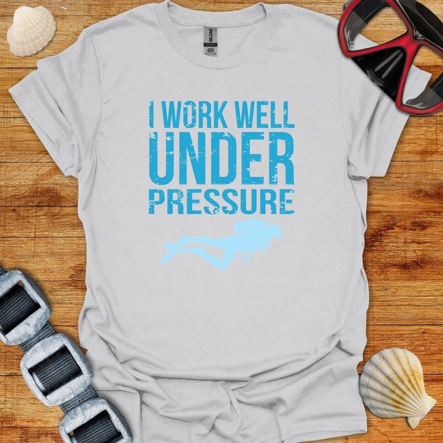 T-Shirt Ice Grey / S Under Pressure