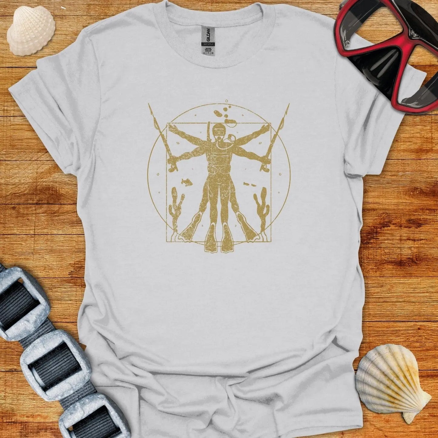 T-Shirt Ice Grey / S Vitruvian