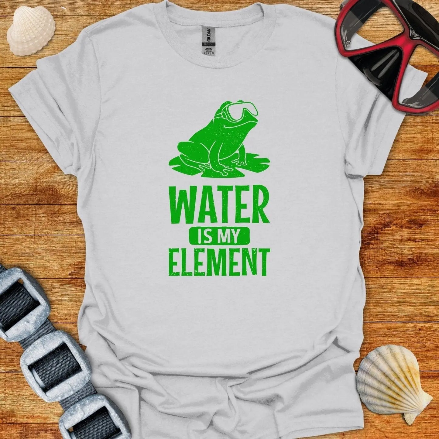 T-Shirt Ice Grey / S Water Element T-Shirt
