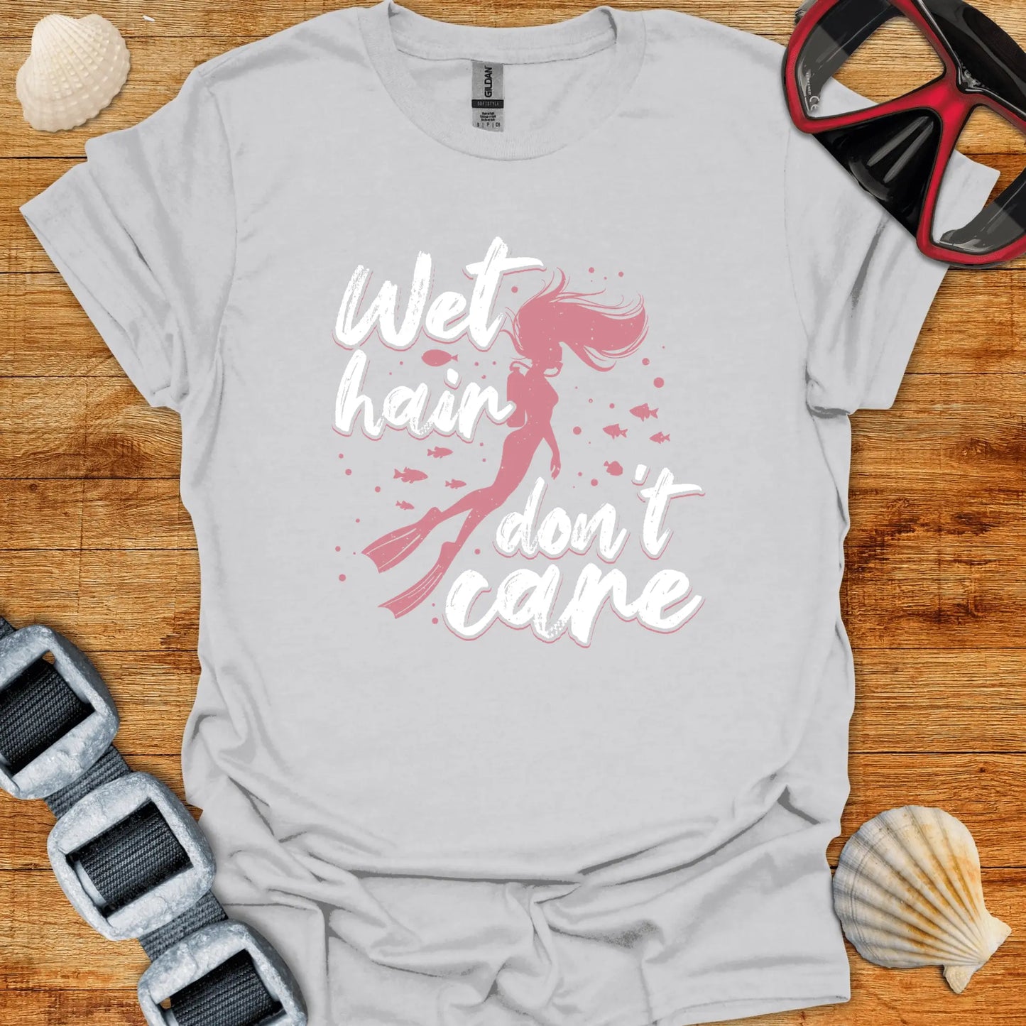 T-Shirt Ice Grey / S Wet Hair T-Shirt