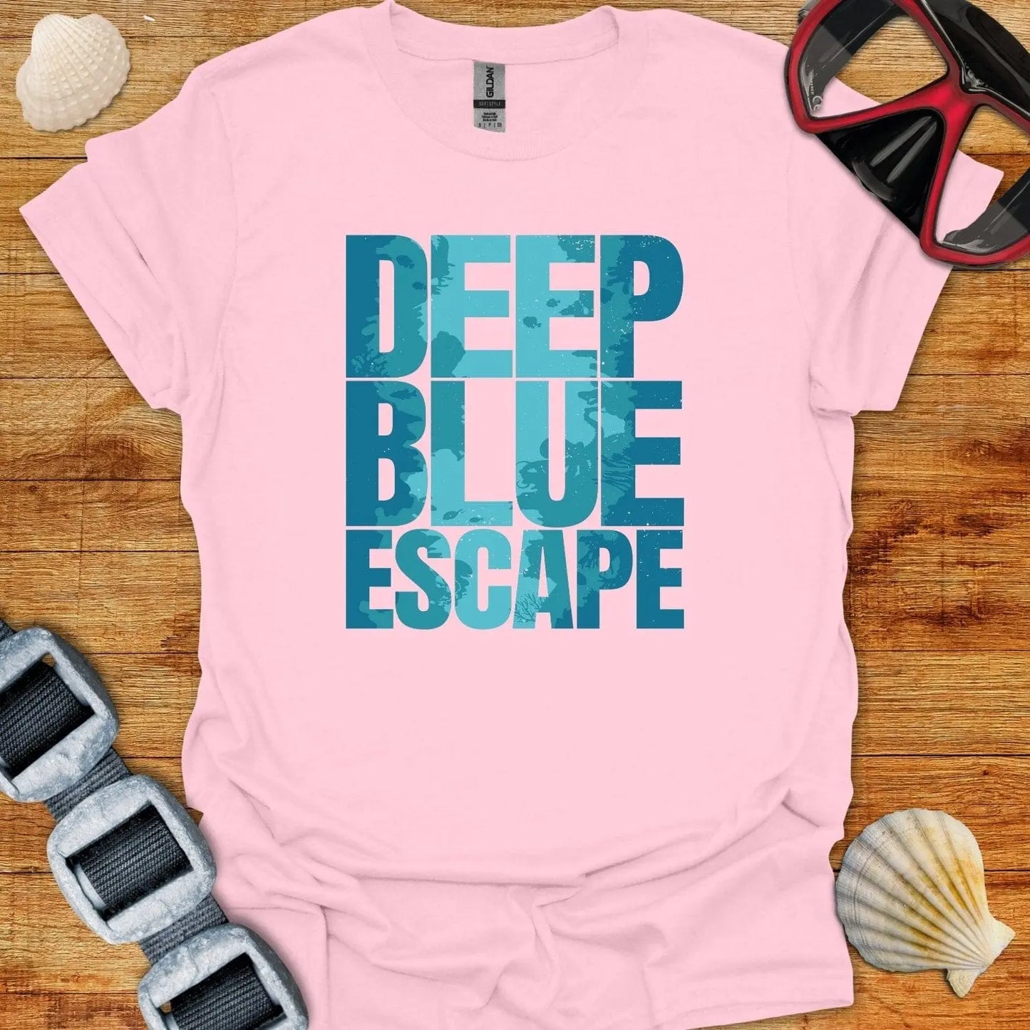 T-Shirt Light Pink / S Deep Blue T-Shirt