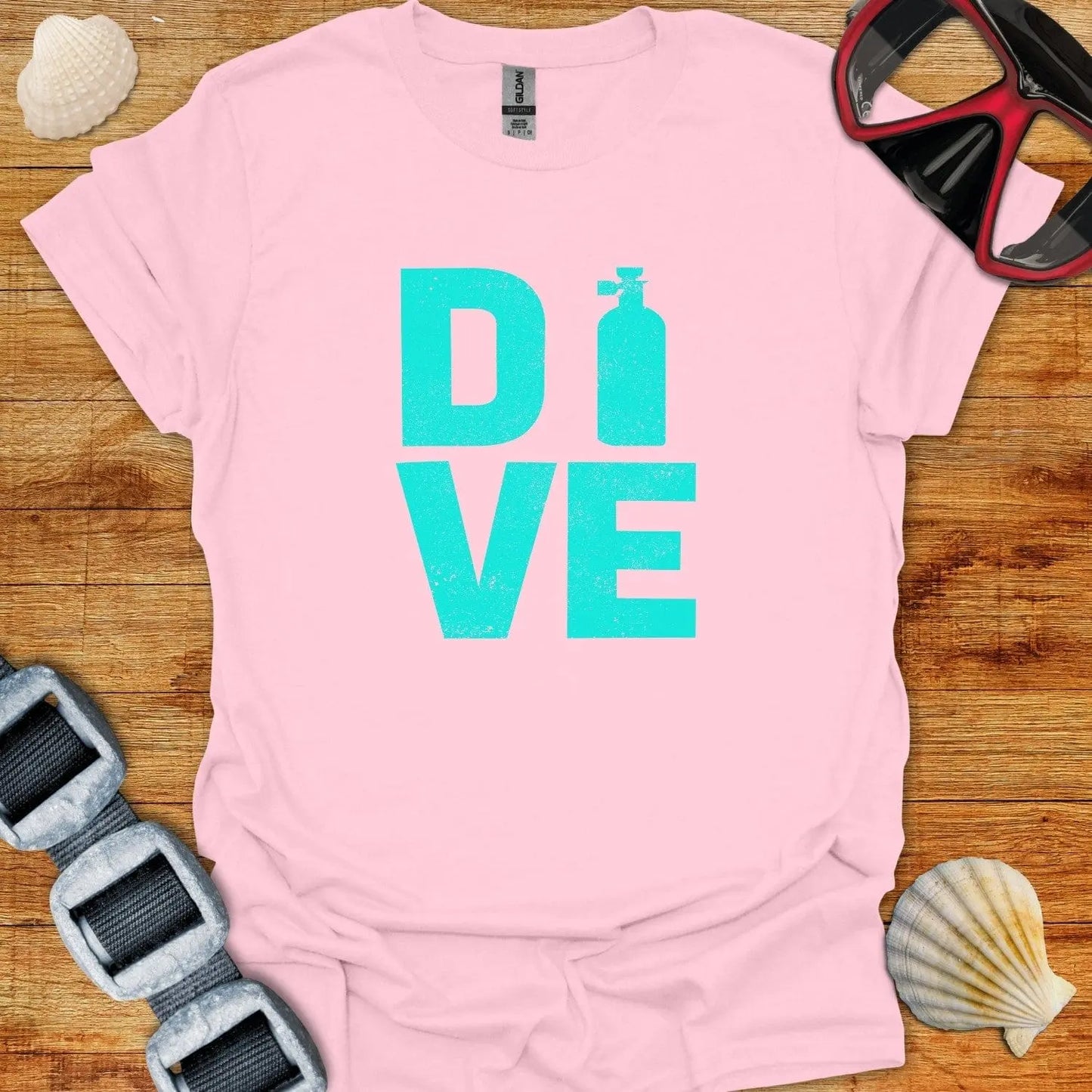 T-Shirt Light Pink / S Dive
