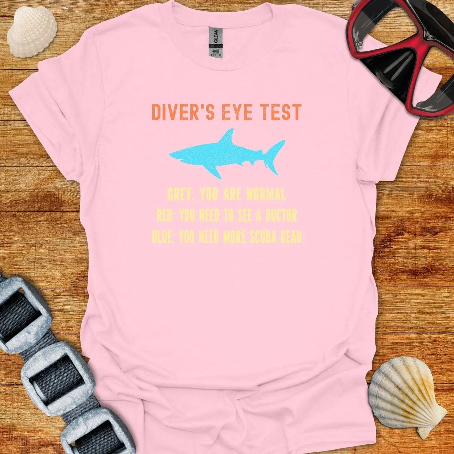 T-Shirt Light Pink / S Divers Eye Test