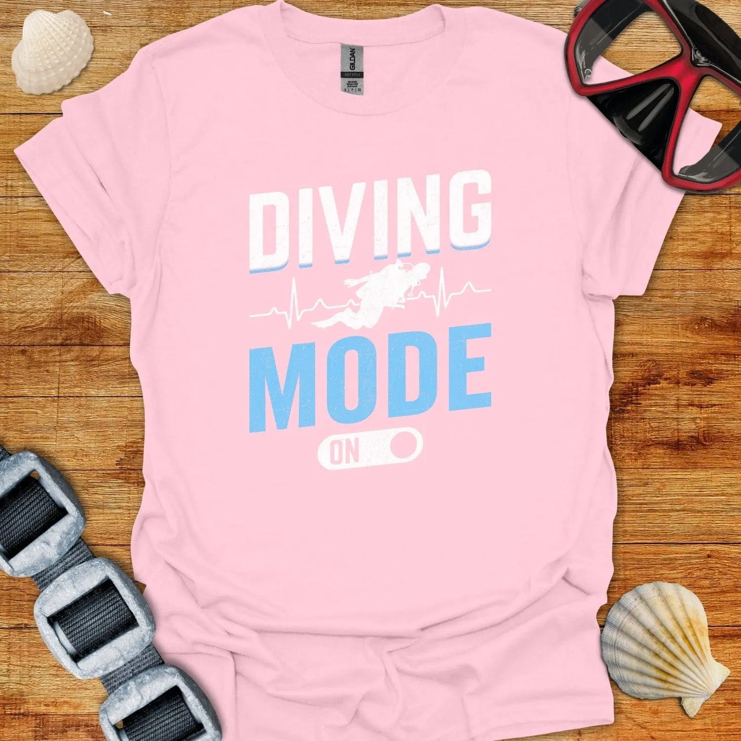 T-Shirt Light Pink / S Diving Mode
