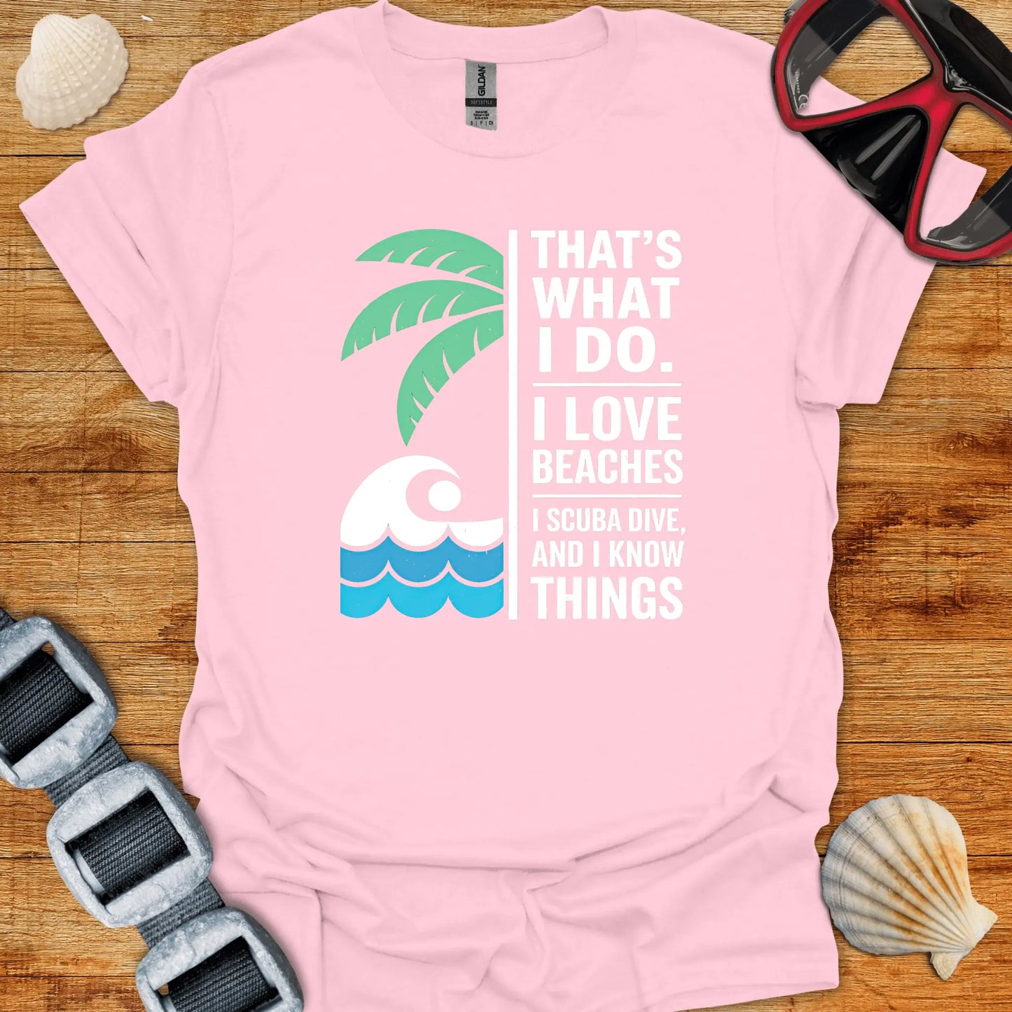T-Shirt Light Pink / S Do Beach & Dive T-Shirt