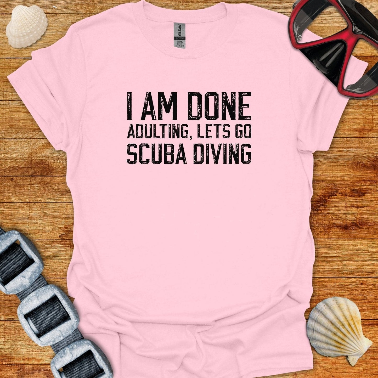 T-Shirt Light Pink / S Done Adulting Alternative