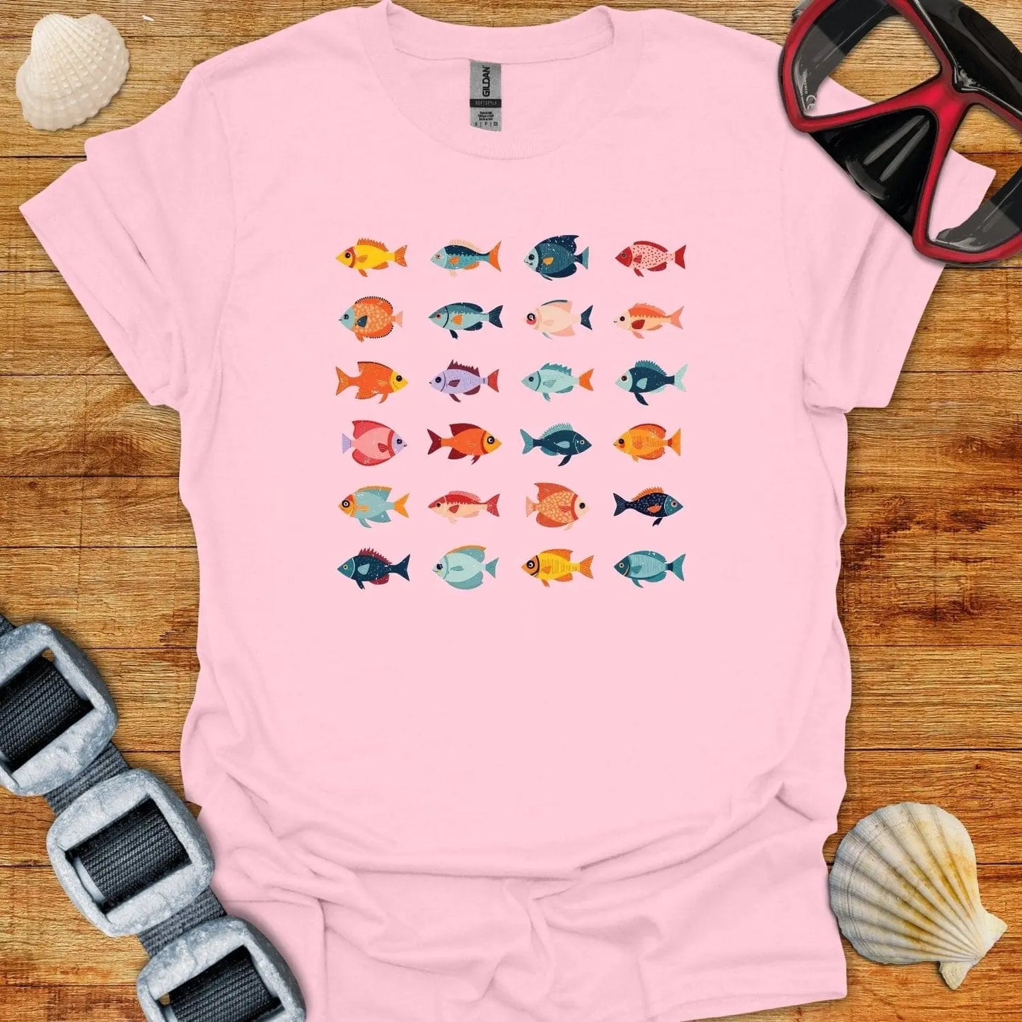 T-Shirt Light Pink / S Fish T-Shirt