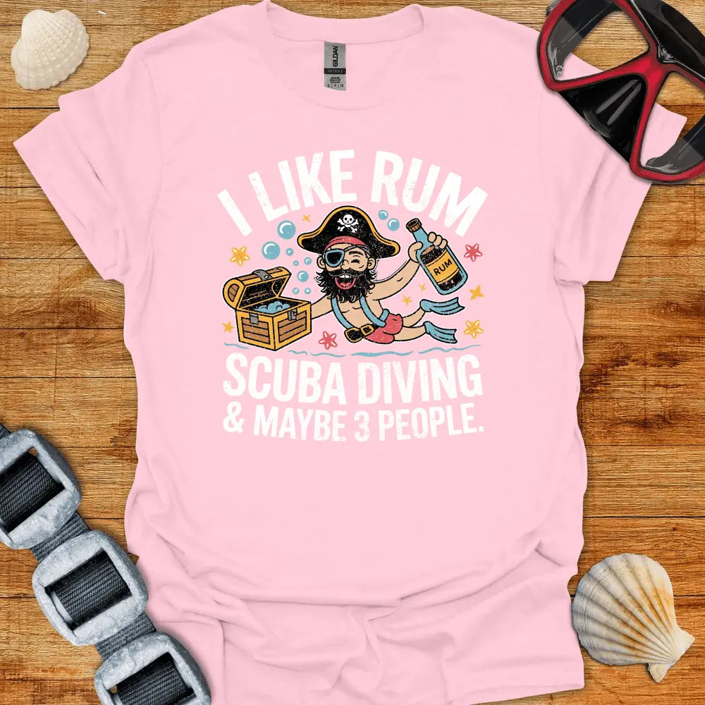T-Shirt Light Pink / S I Like Rum T-Shirt
