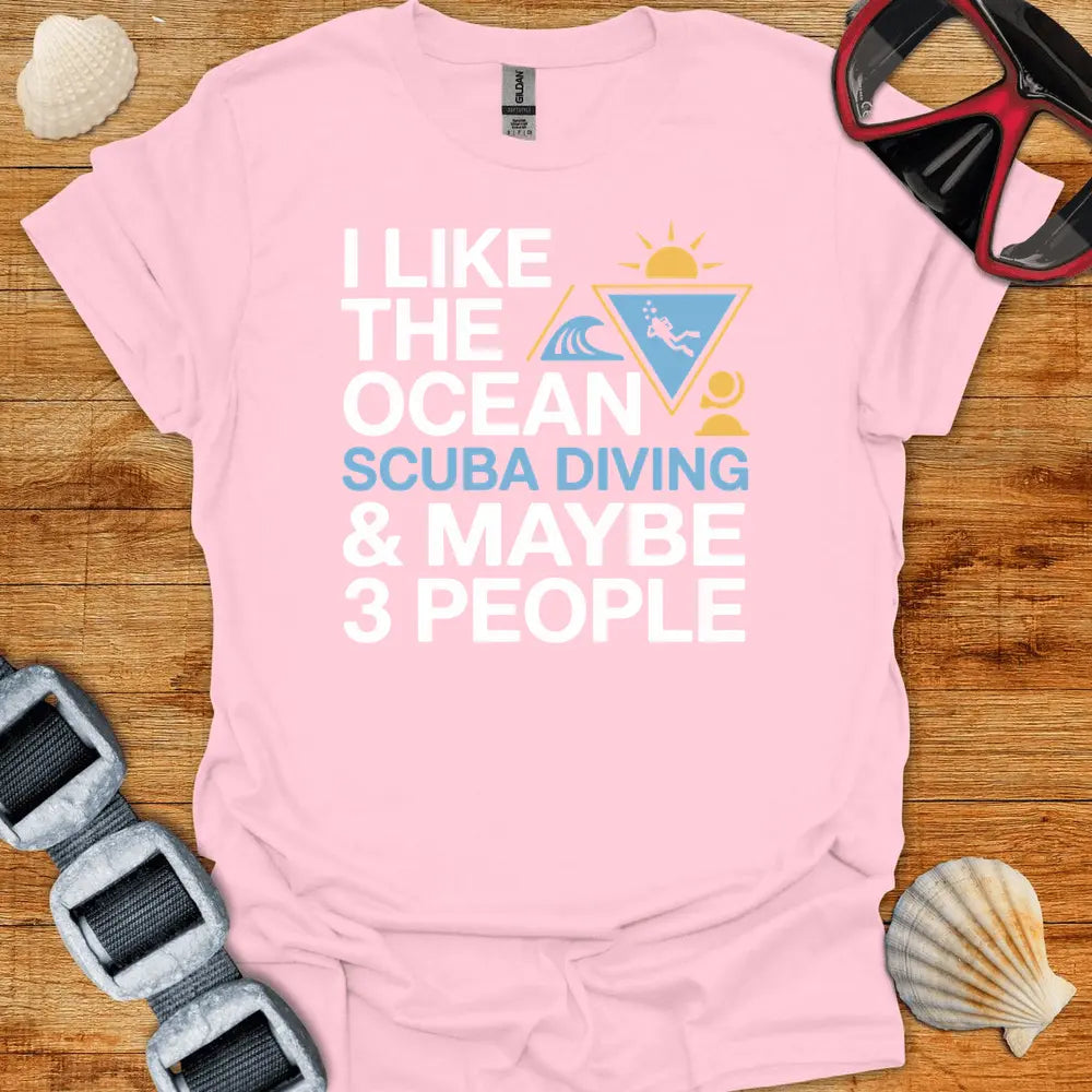 T-Shirt Light Pink / S I Like The Ocean T-Shirt