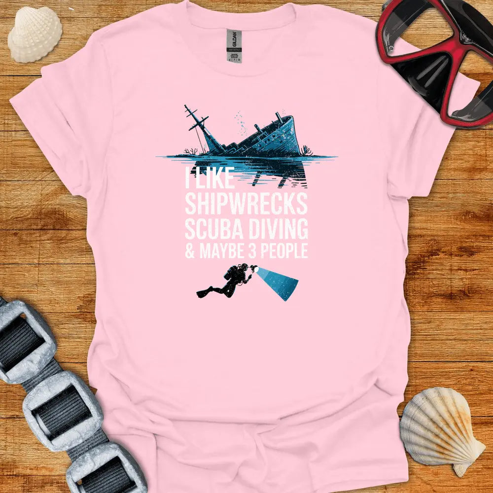 T-Shirt Light Pink / S I Like Wrecks T-Shirt