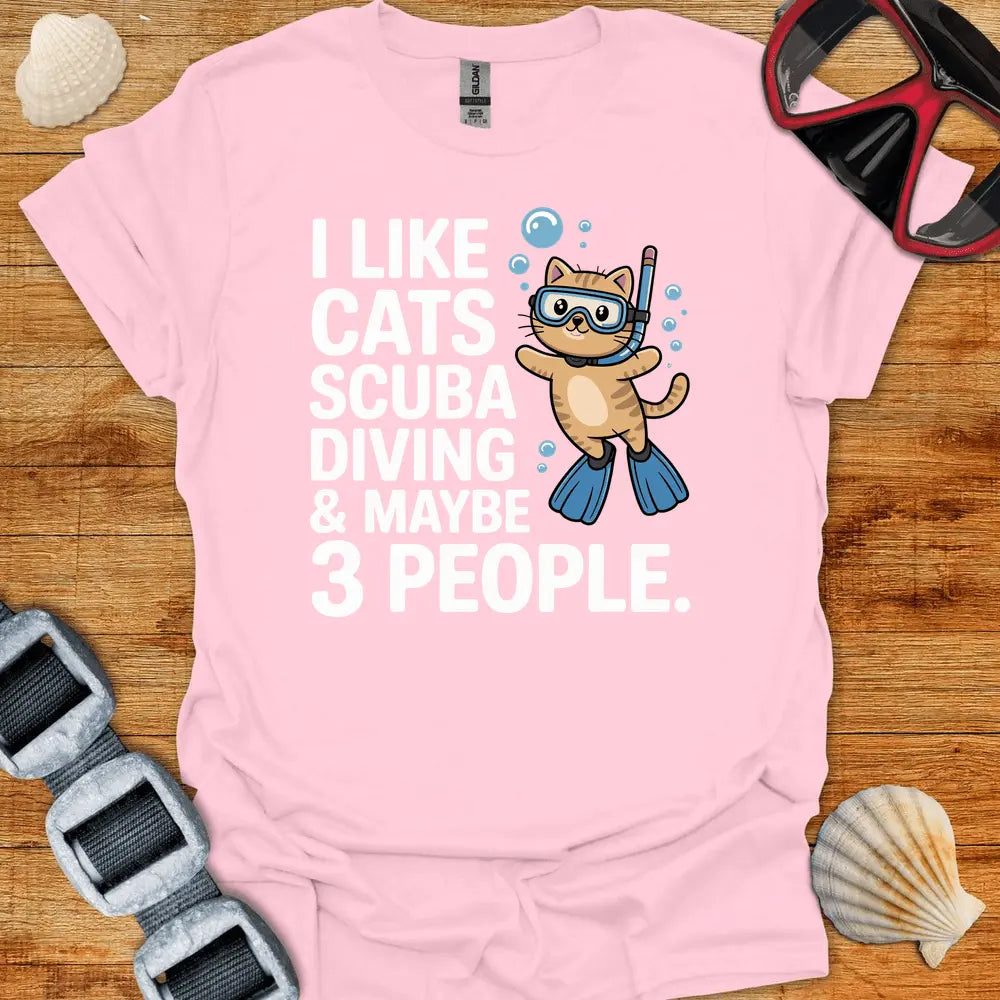T-Shirt Light Pink / S Like Cats T-Shirt