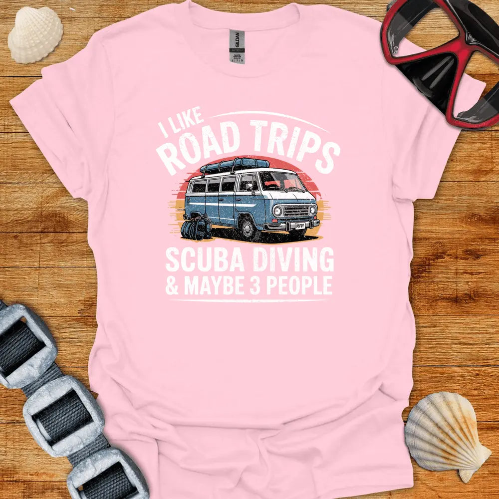 T-Shirt Light Pink / S Like Road Trips T-Shirt