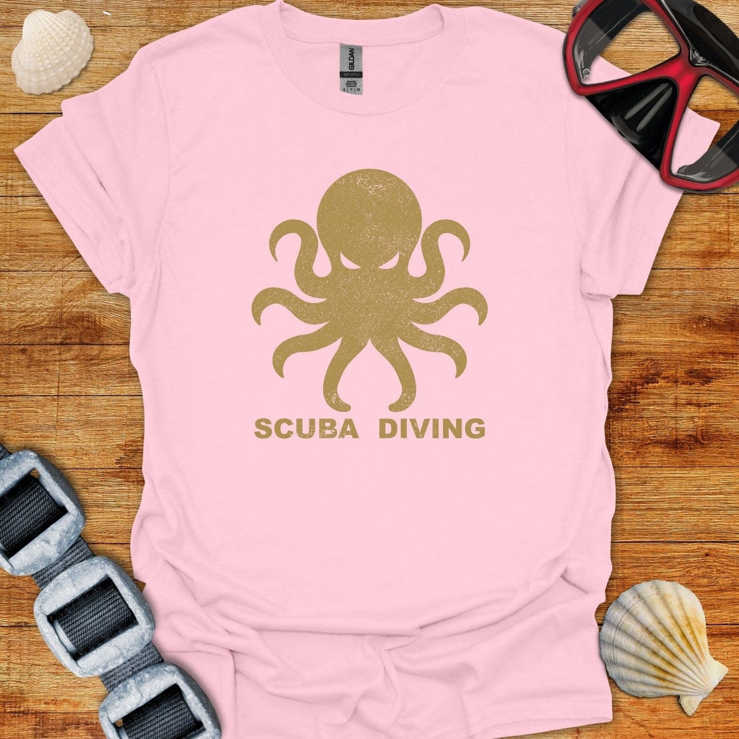 T-Shirt Light Pink / S Octo Scuba