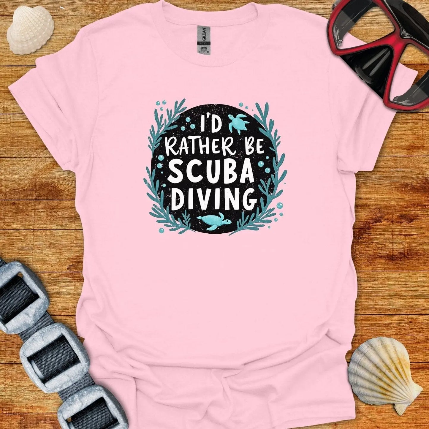 T-Shirt Light Pink / S Rather Be T-Shirt