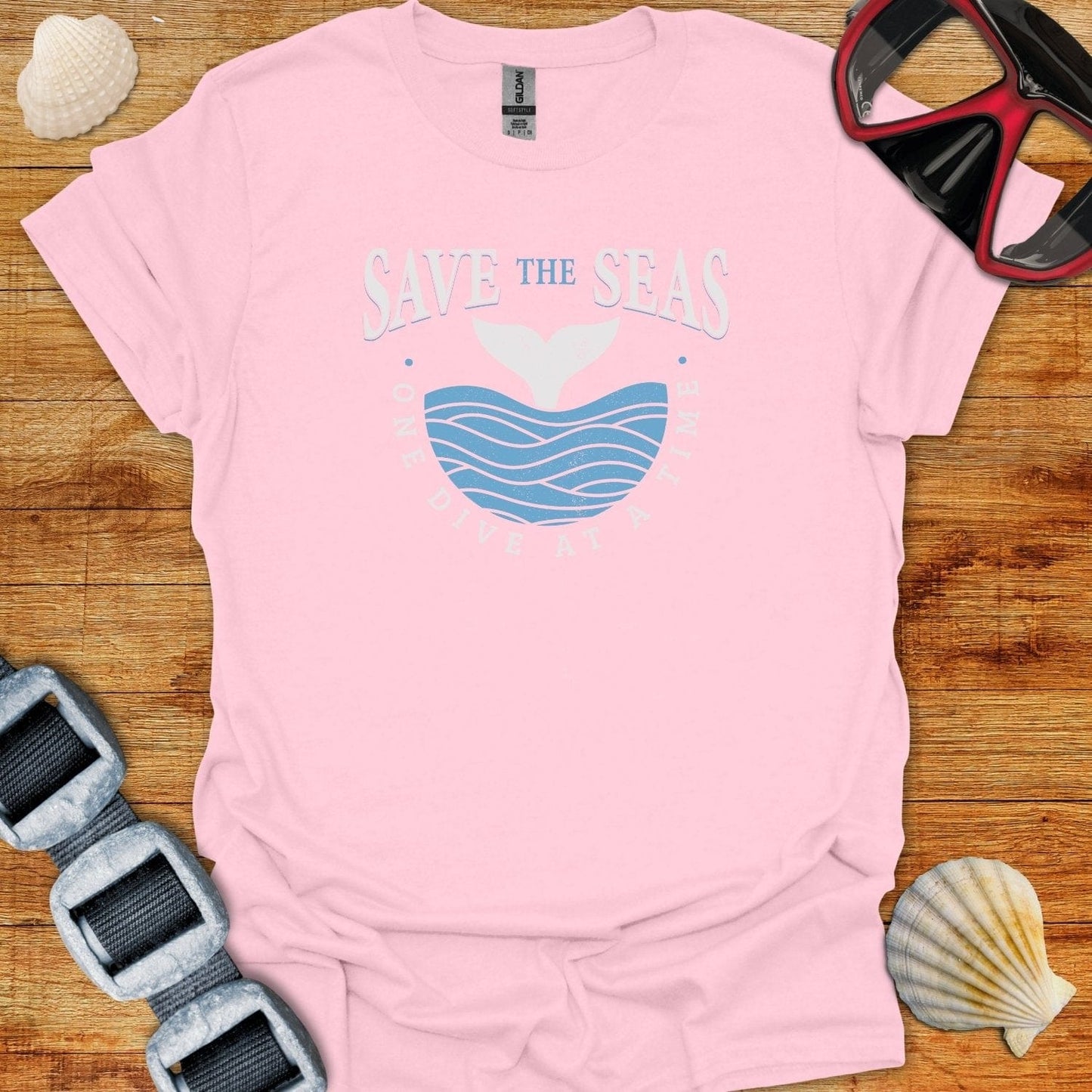 T-Shirt Light Pink / S Save The Seas T-Shirt