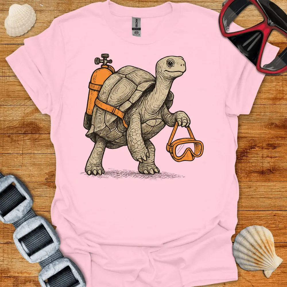 T-Shirt Light Pink / S Scuba Tortoise T-Shirt