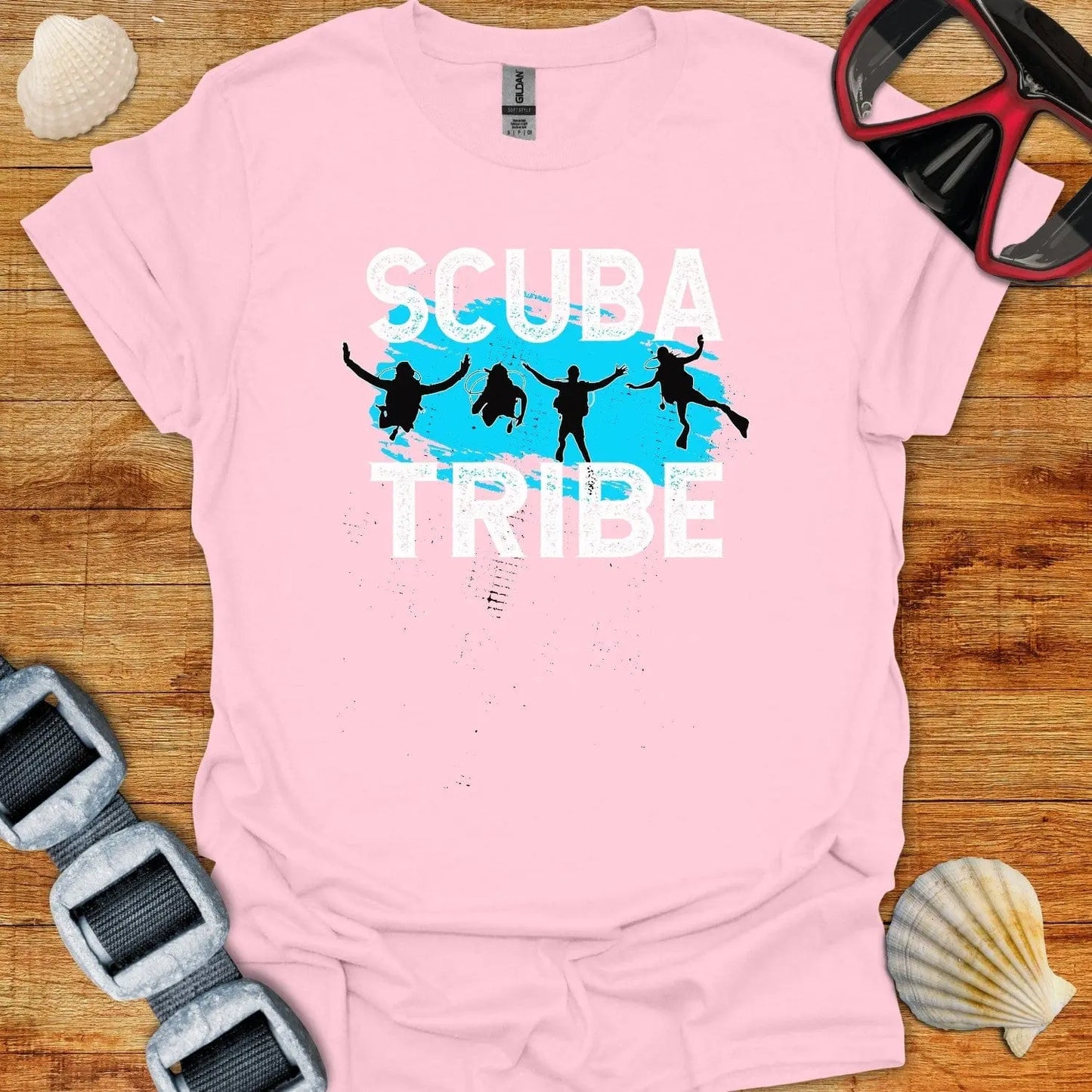 T-Shirt Light Pink / S Scuba Tribe