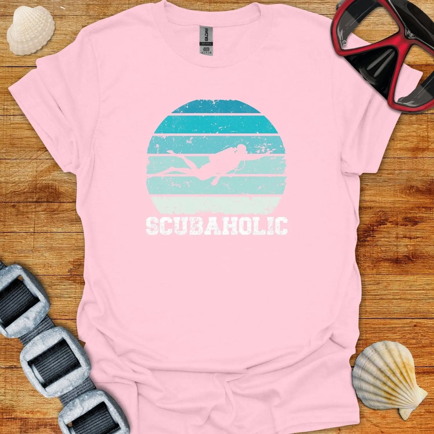 T-Shirt Light Pink / S Scubaholic