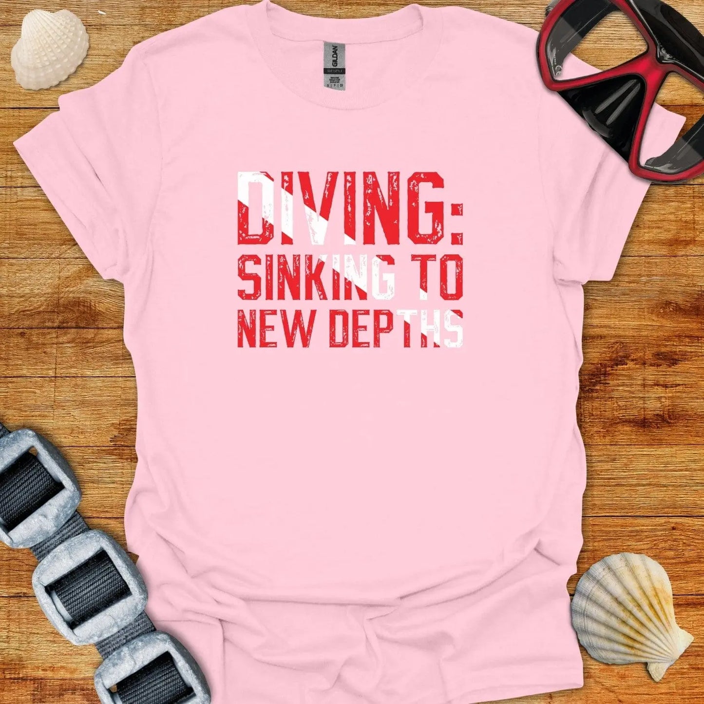 T-Shirt Light Pink / S Sinking to New Depths