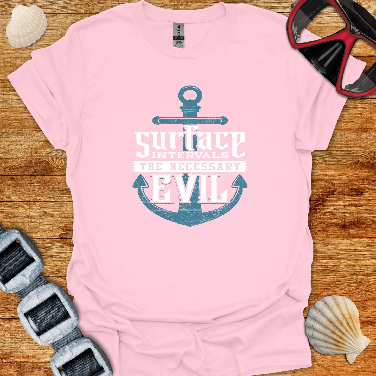 T-Shirt Light Pink / S Surface Interval T-Shirt