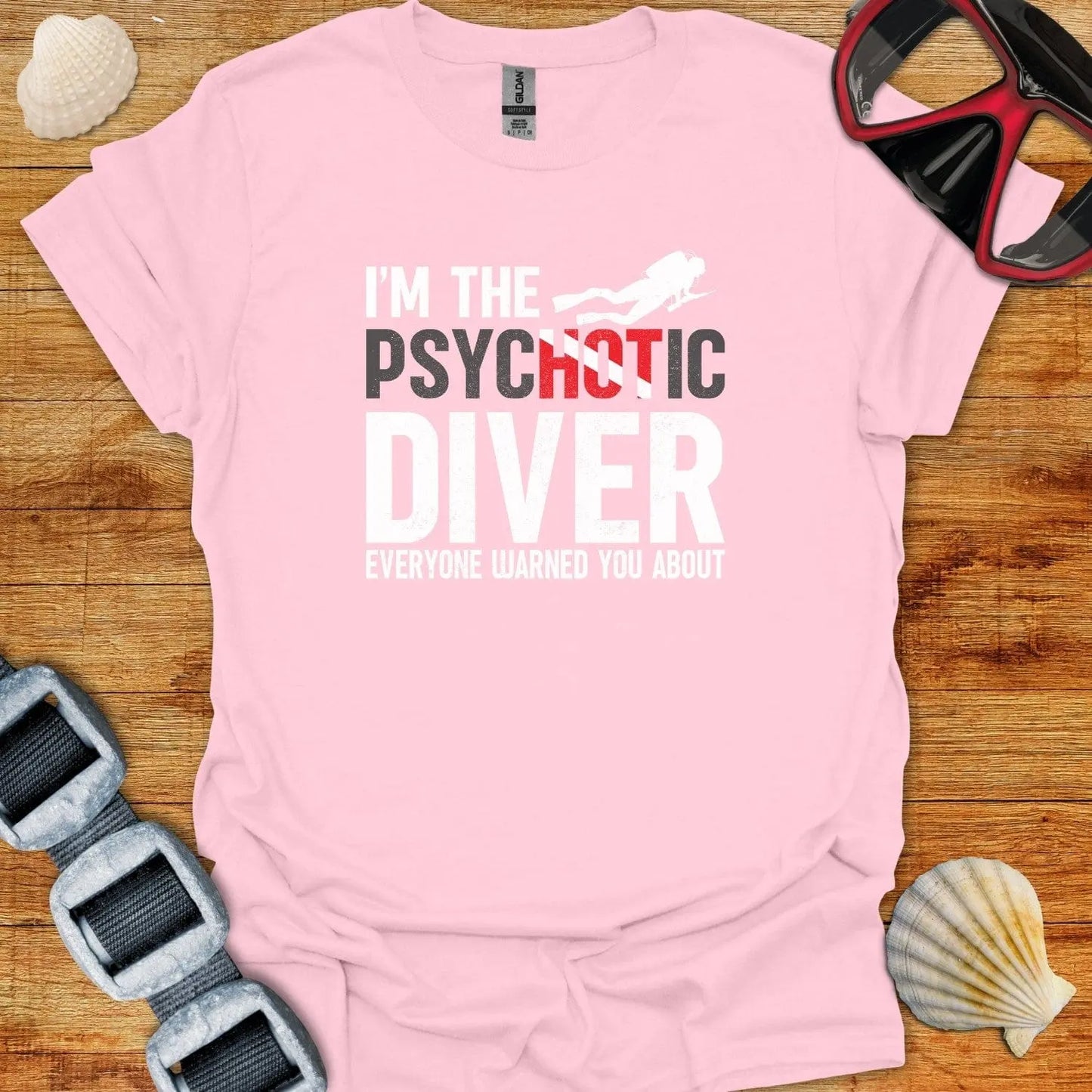 T-Shirt Light Pink / S The HOT Diver