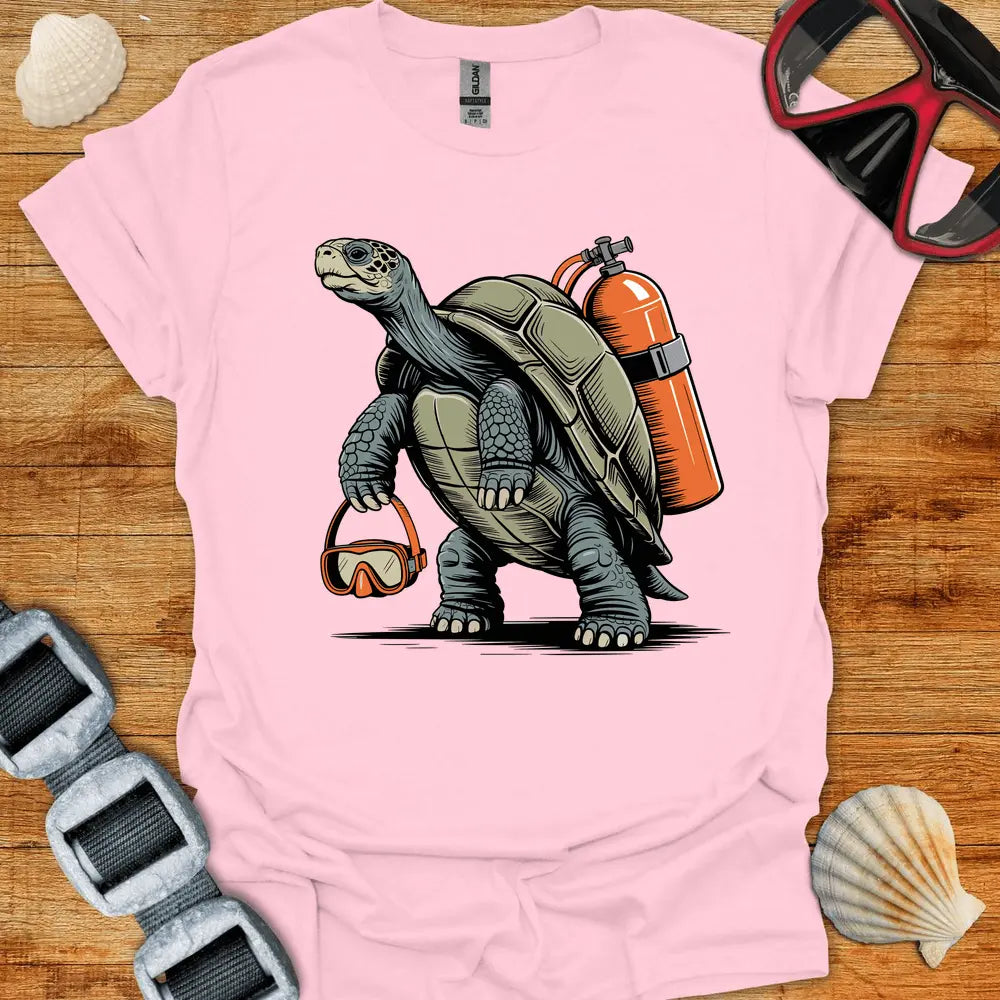 T-Shirt Light Pink / S Tortoise Diver T-Shirt