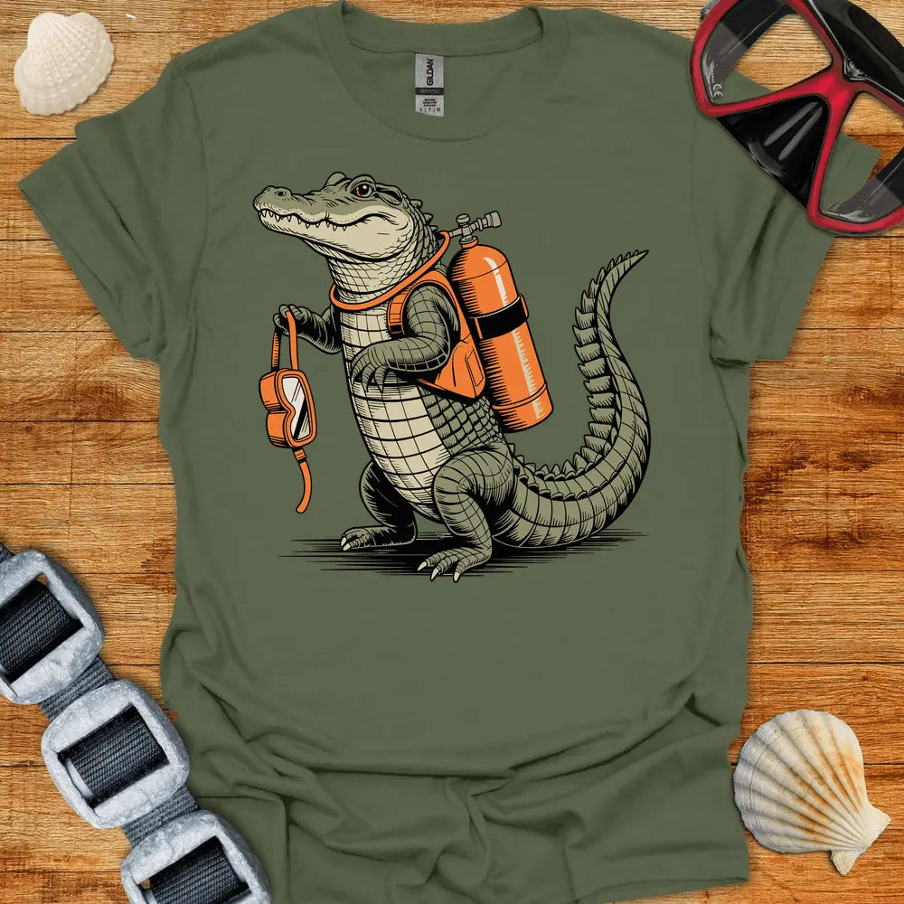 T-Shirt Military Green / S Alligator Diver T-Shirt