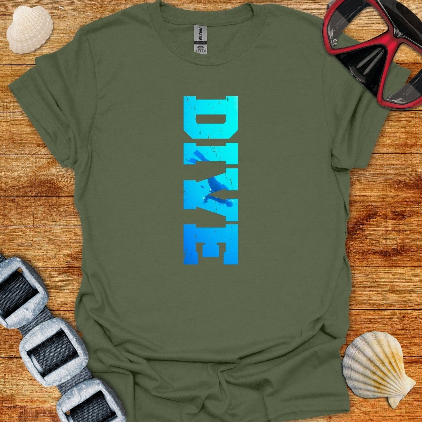 T-Shirt Military Green / S Dive