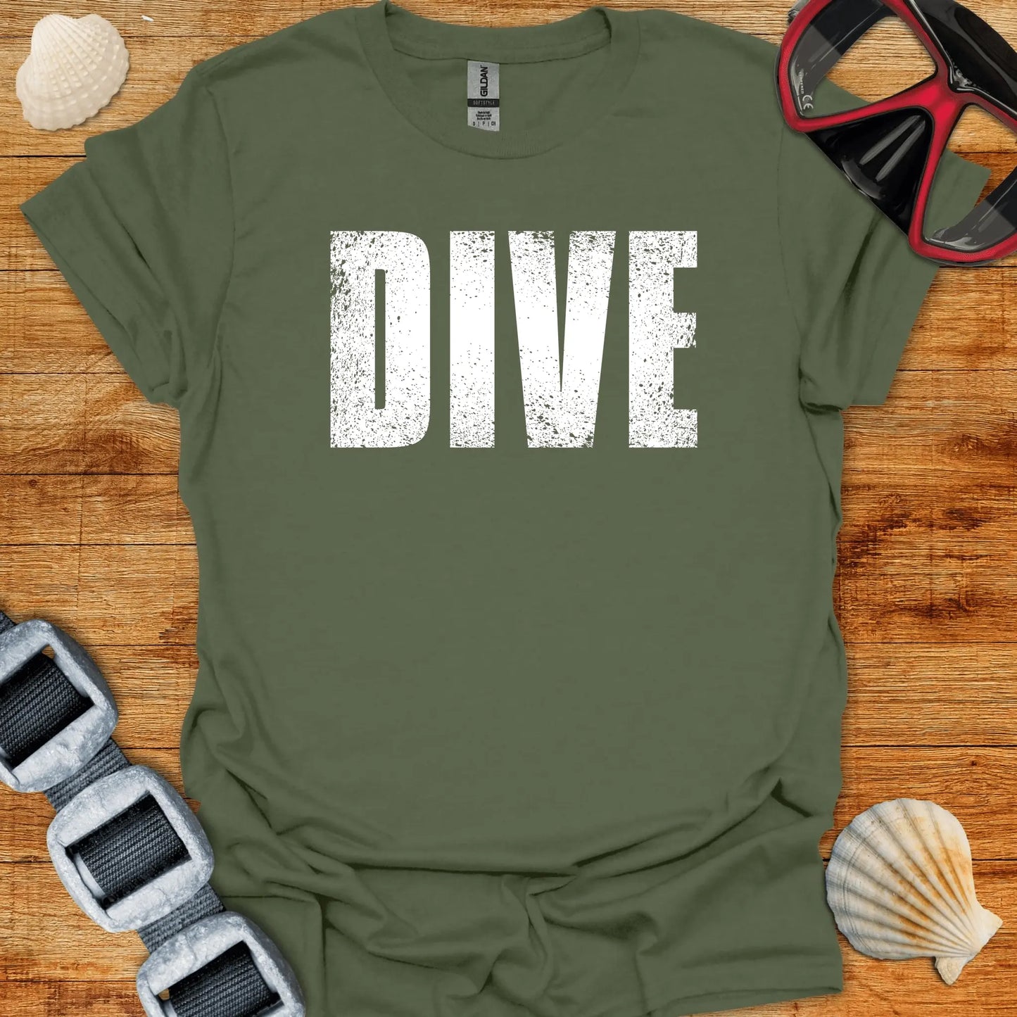T-Shirt Military Green / S DIVE T-Shirt