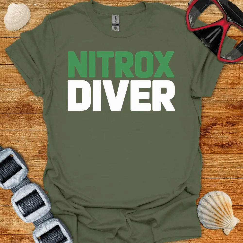 T-Shirt Military Green / S Diver Nitrox T-Shirt