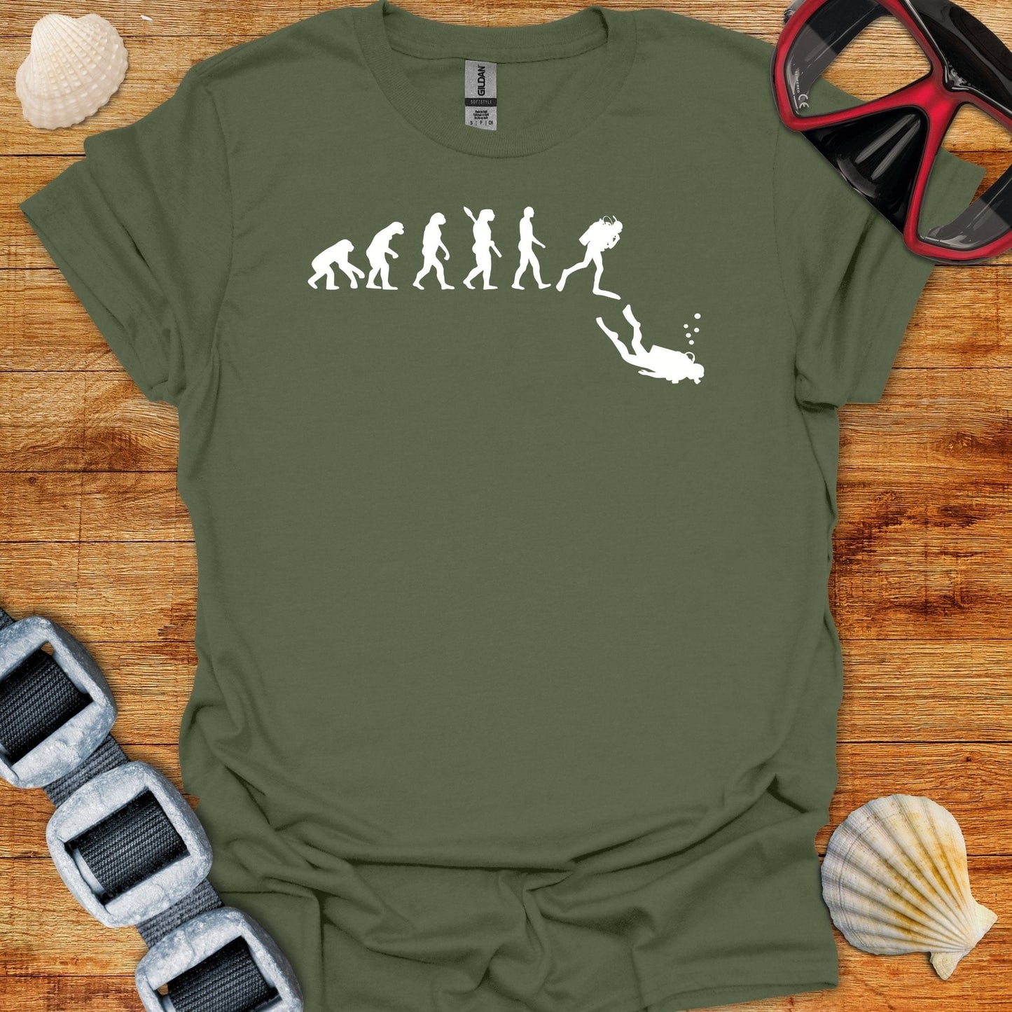T-Shirt Military Green / S Evolution T-Shirt
