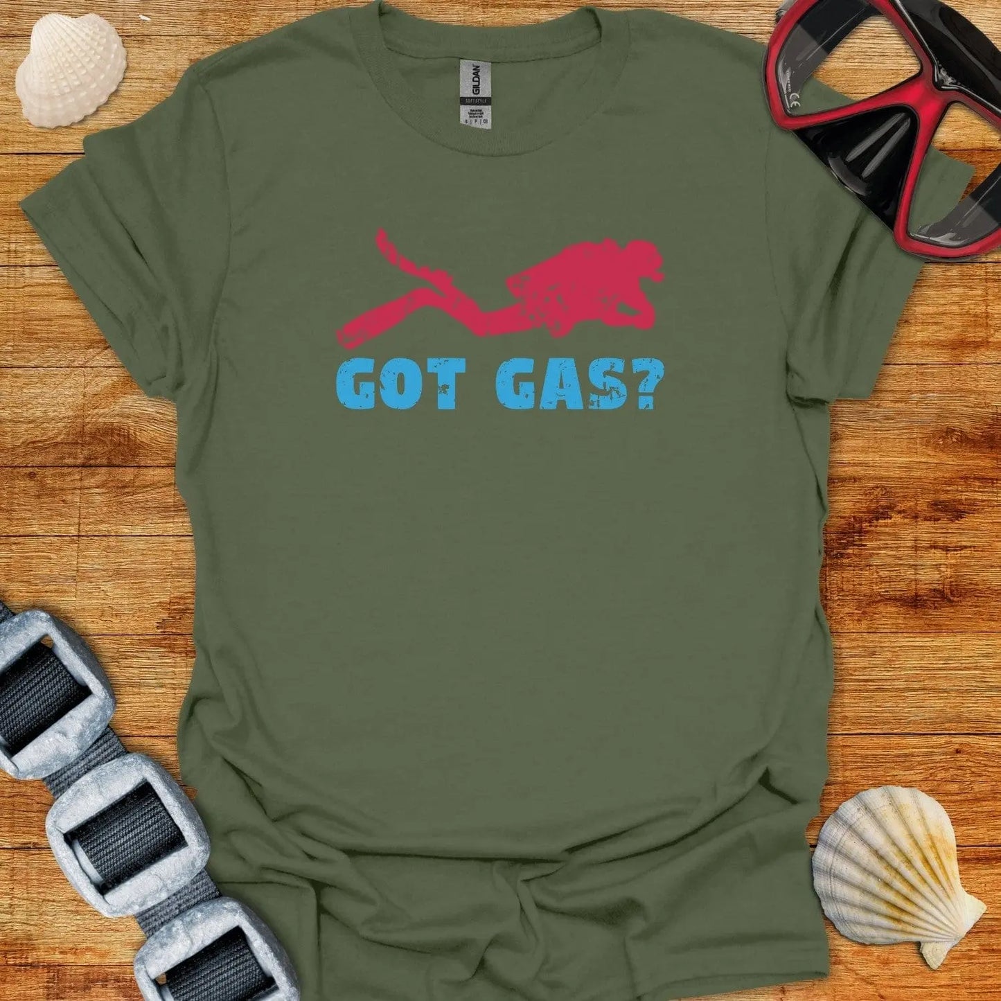 T-Shirt Military Green / S Got Gas