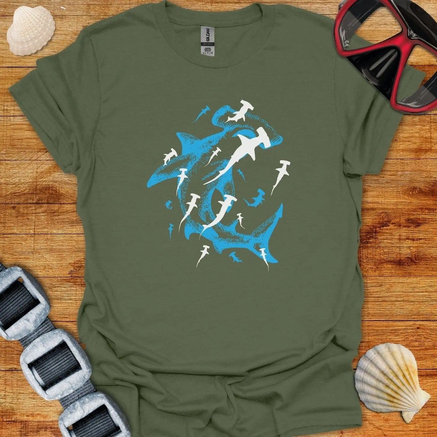 T-Shirt Military Green / S Hammerheads