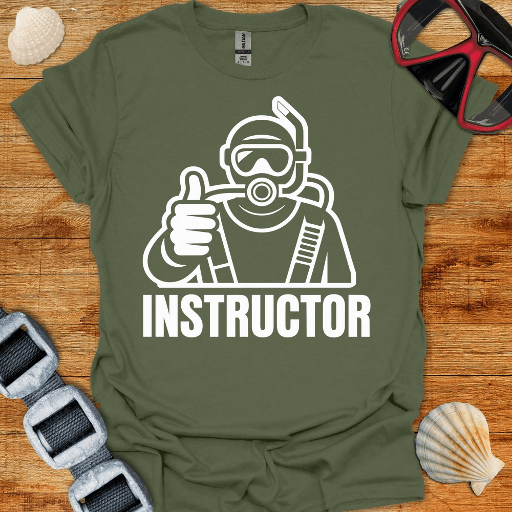 T-Shirt Military Green / S Happy Instructor T-Shirt