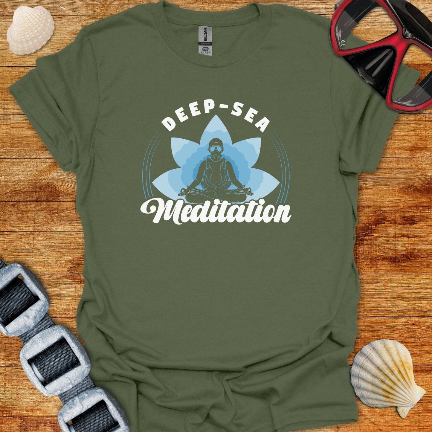 T-Shirt Military Green / S Meditation T-Shirt