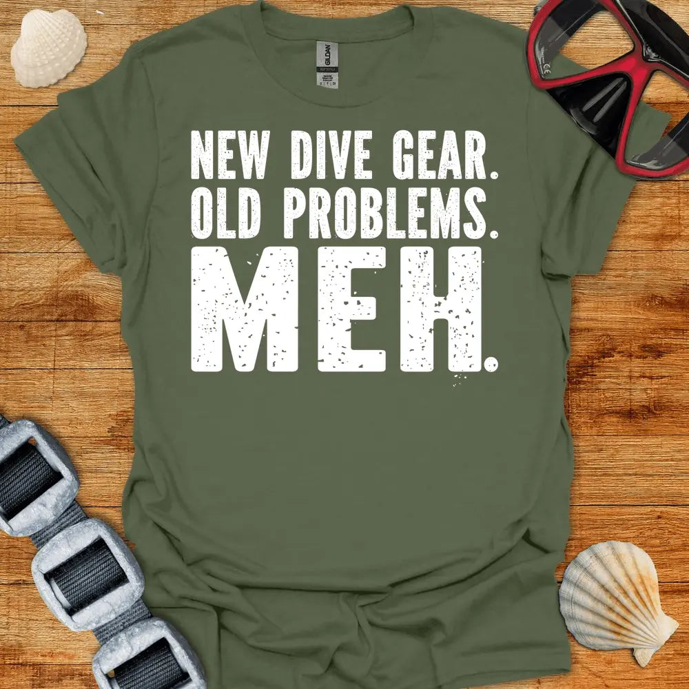 T-Shirt Military Green / S New Dive Gear T-Shirt