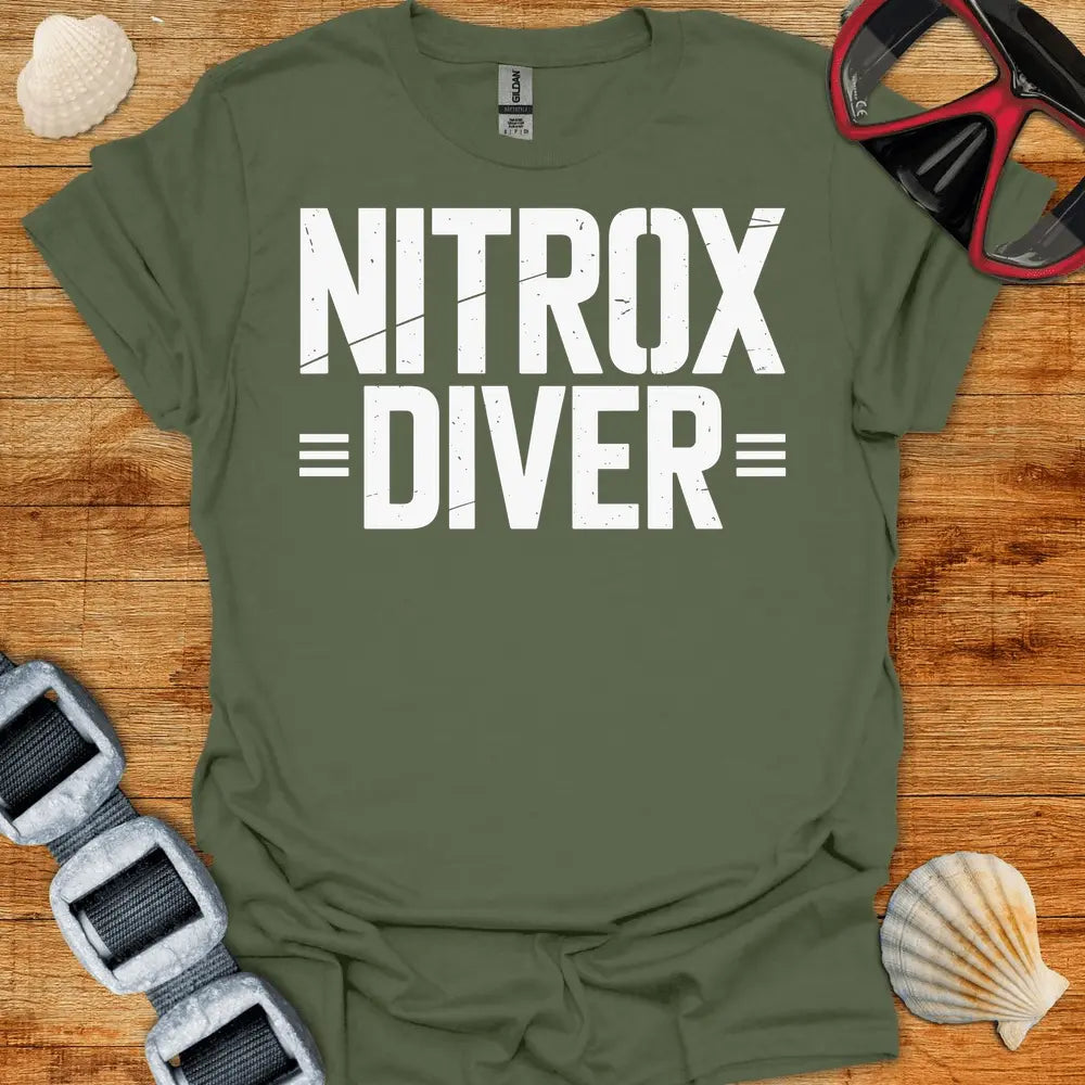 T-Shirt Military Green / S Nitrox Diver T-Shirt