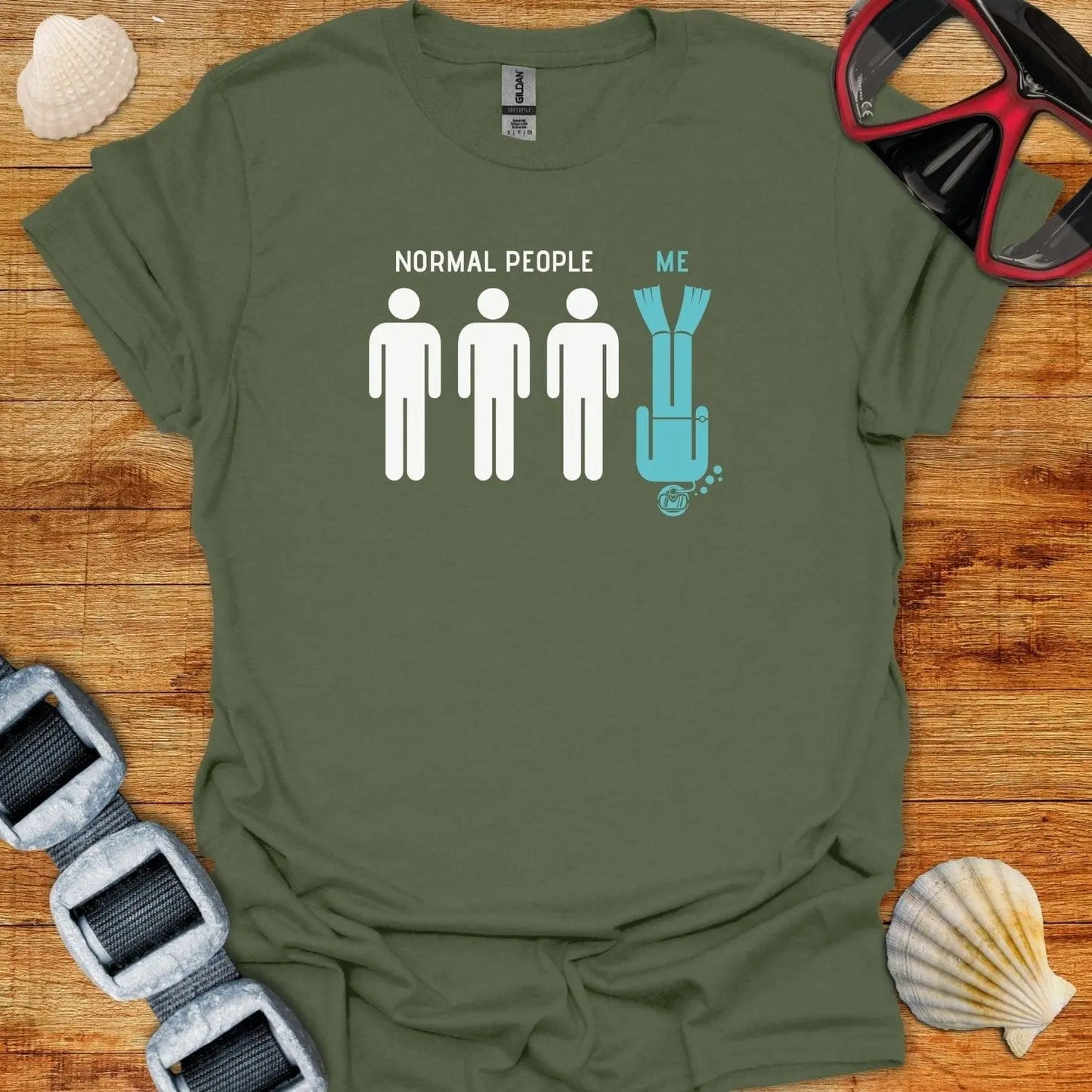 T-Shirt Military Green / S Normal Vs Me