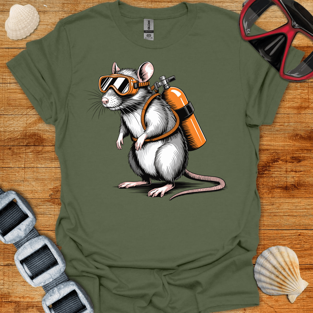 T-Shirt Military Green / S Ratty Diver T-Shirt
