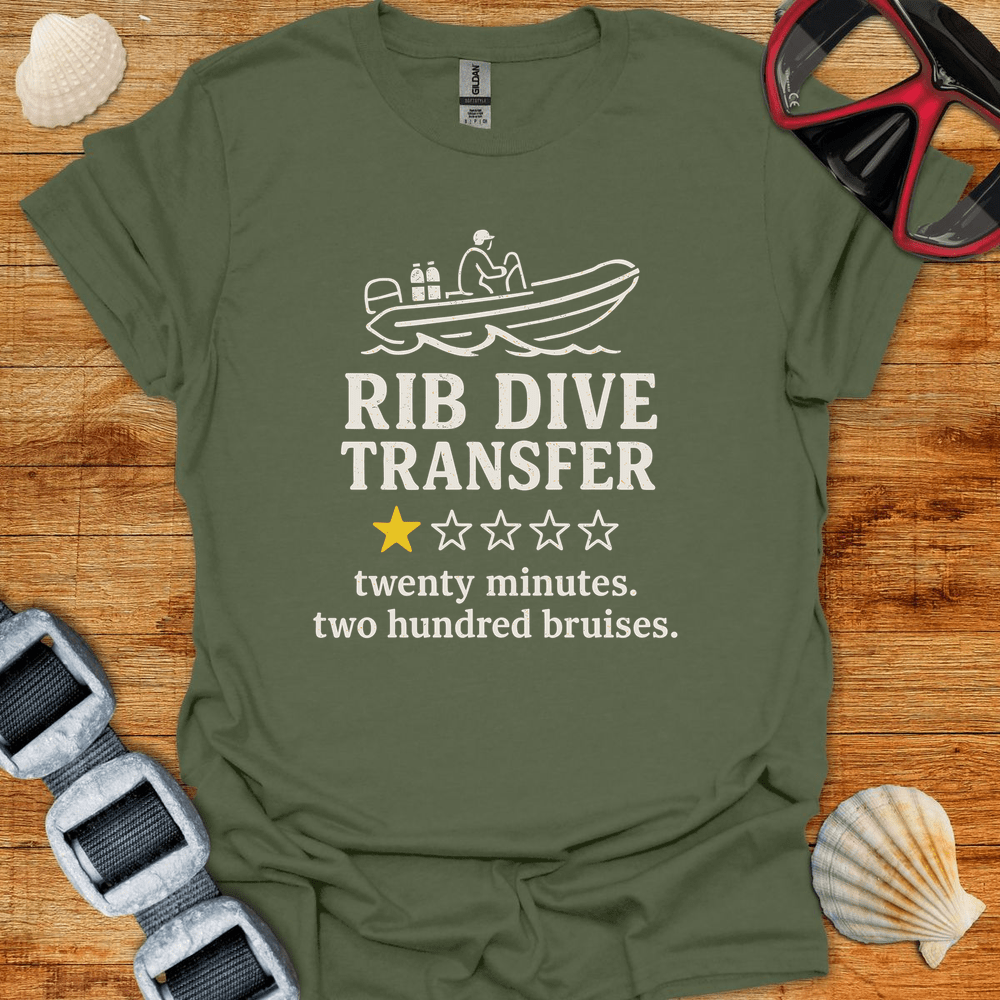 T-Shirt Military Green / S Rib Dive Review T-Shirt