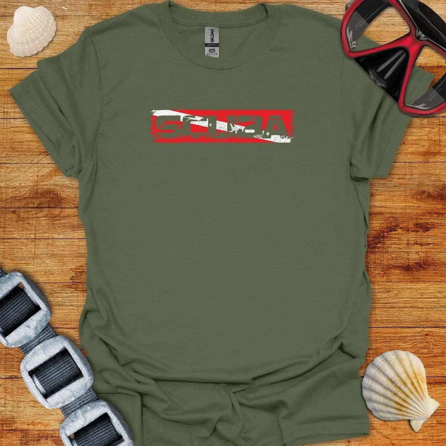T-Shirt Military Green / S Scuba